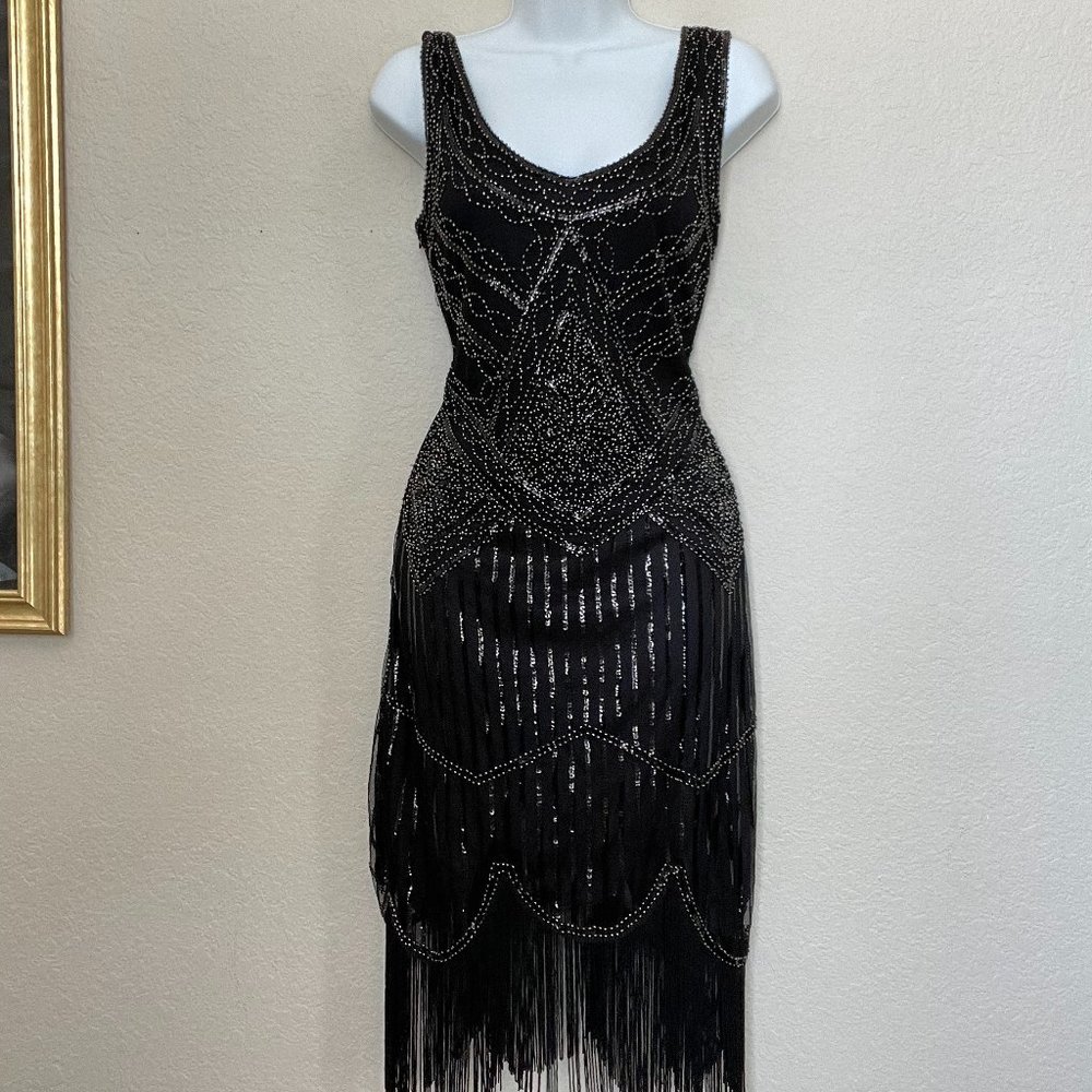 Glitzy Black Party Dress